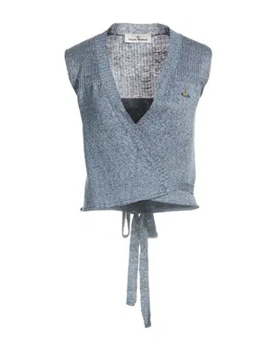 Vivienne Westwood Woman Sweater Blue Size S Linen