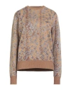 Vivienne Westwood Woman Sweater Camel Size M Cotton, Polyester, Viscose In Multi
