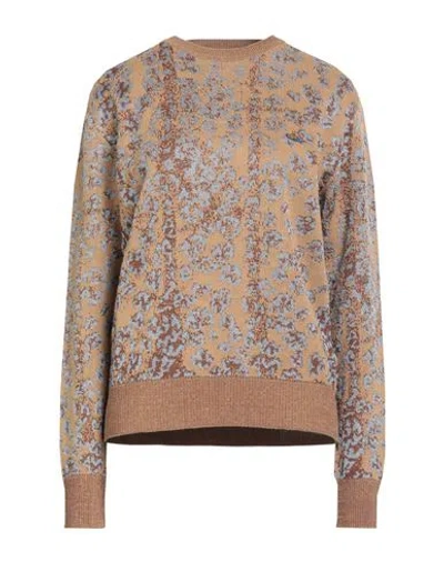 Vivienne Westwood Woman Sweater Camel Size M Cotton, Polyester, Viscose In Multi