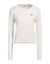 Vivienne Westwood Woman Sweater Ivory Size Xs Cotton, Cashmere In White