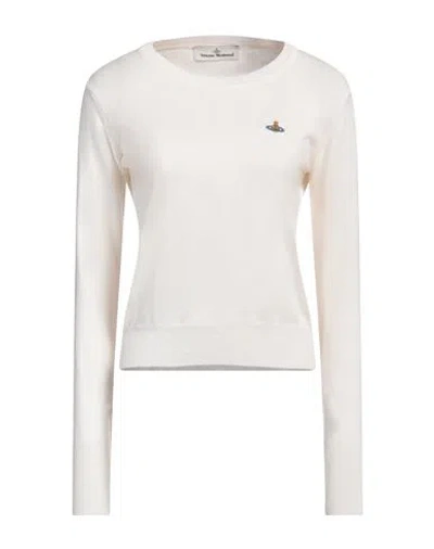 Vivienne Westwood Woman Sweater Ivory Size Xs Cotton, Cashmere In White