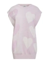 Vivienne Westwood Woman Sweater Lilac Size L Wool, Polyamide, Viscose, Mohair Wool, Metallic Fiber In Pink