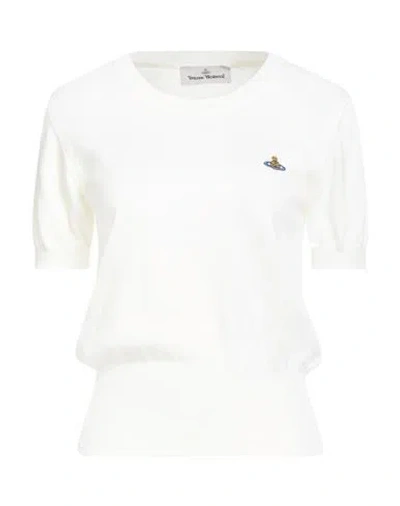 Vivienne Westwood Woman Sweater Off White Size L Cotton