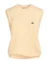 Vivienne Westwood Woman Sweater Pastel Yellow Size M Cotton, Cashmere In Yellow