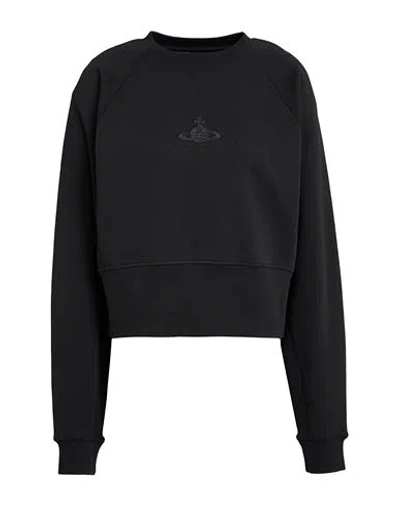 Vivienne Westwood Woman Sweatshirt Black Size L Organic Cotton
