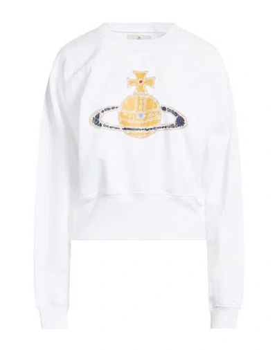 Vivienne Westwood Woman Sweatshirt White Size M Cotton