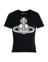Vivienne Westwood Woman T-shirt Black Size L Cotton In Black
