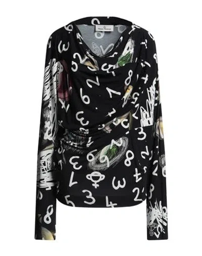 Vivienne Westwood Woman T-shirt Black Size L Viscose