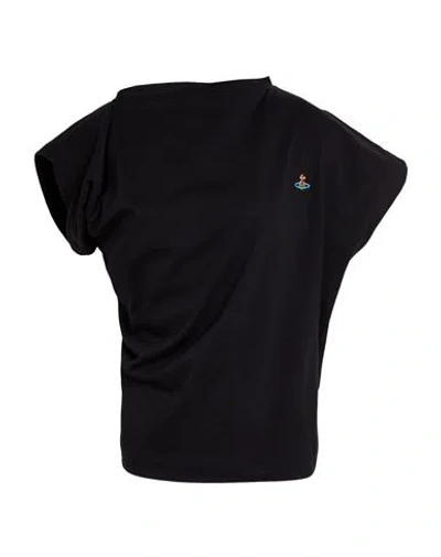 Vivienne Westwood Woman T-shirt Black Size Xl Organic Cotton