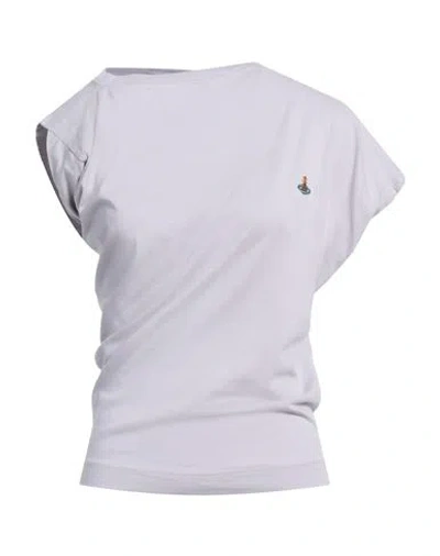 Vivienne Westwood Woman T-shirt Lilac Size M Organic Cotton In Purple