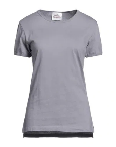 Vivienne Westwood Woman T-shirt Light Purple Size S Cotton