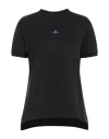 Vivienne Westwood Woman T-shirt Midnight Blue Size S Cotton