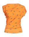 Vivienne Westwood Woman T-shirt Orange Size L Viscose, Elastane