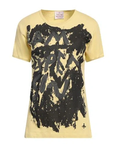 Vivienne Westwood Woman T-shirt Yellow Size S Cotton