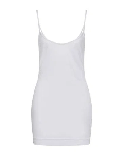 Vivienne Westwood Woman Tank Top White Size L Viscose, Elastane