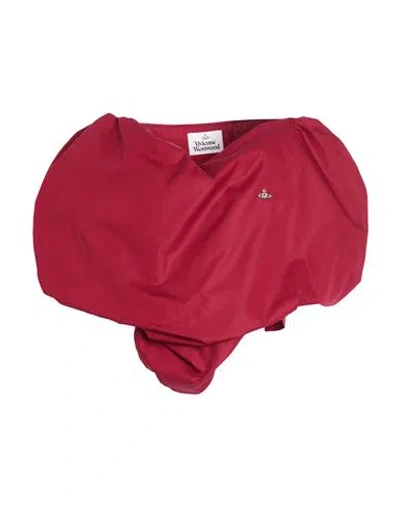 Vivienne Westwood Woman Top Garnet Size 8 Cotton In Red