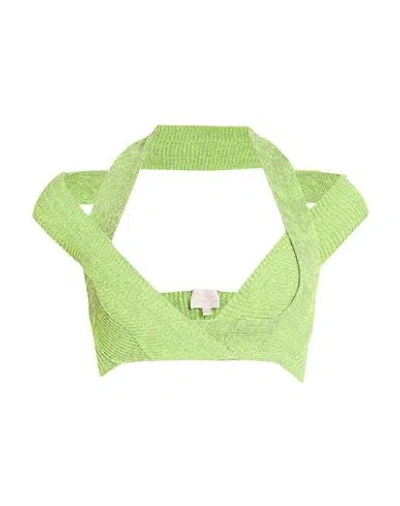 Vivienne Westwood Woman Top Lime Green Size S Cotton, Polyester
