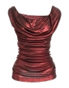 Vivienne Westwood Woman Top Red Size M Viscose In Red