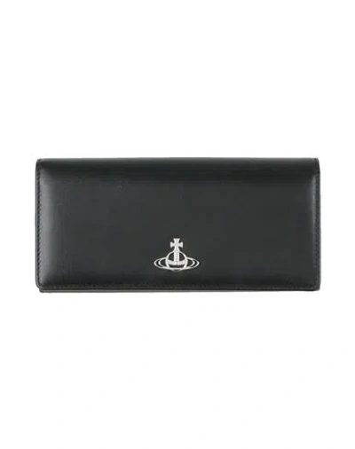 Vivienne Westwood Woman Wallet Black Size - Leather