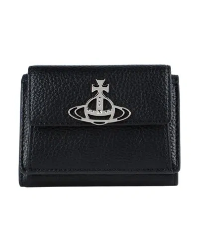 Vivienne Westwood Woman Wallet Black Size - Polyurethane