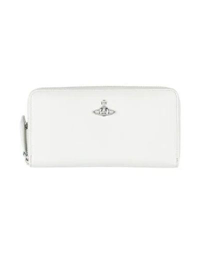 Vivienne Westwood Woman Wallet Light Grey Size - Cow Leather In Gray