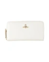 Vivienne Westwood Woman Wallet Off White Size - Cow Leather