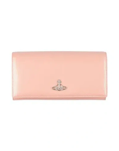 Vivienne Westwood Woman Wallet Pink Size - Leather