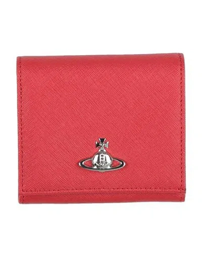 Vivienne Westwood Woman Wallet Red Size - Leather