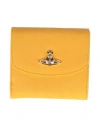 Vivienne Westwood Woman Wallet Yellow Size - Leather