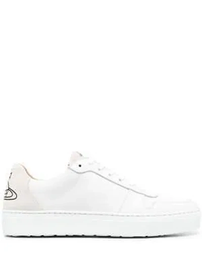 Pre-owned Vivienne Westwood Woman White Sneaker 7502005cw 100% Original