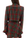 Vivienne Westwood Structured Plaid Peak Lapel Blazer In Pattern