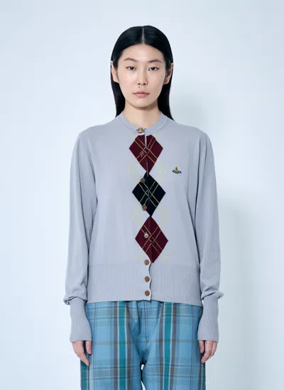 Vivienne Westwood Argyle Cargigan In Grey