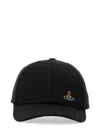 Vivienne Westwood Orb Baseball Cap In Black