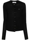 Vivienne Westwood Women Bea Lightweight Cotton Blend Cardigan In Black