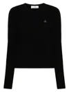 Vivienne Westwood Women Cotton And Cashmere Blend Jumper In Black