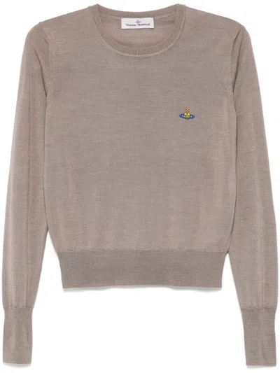 Vivienne Westwood Women Bea Wool Blend Jumper In Brown