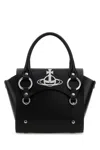 Vivienne Westwood Women Black Leather Small Betty Handbag
