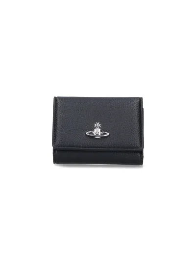Vivienne Westwood Women's Black Leather-style Wallet