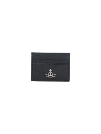 Vivienne Westwood Women's Cow Leather Wallet In Black