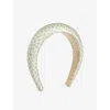 Vivienne Westwood Womens Cream Hilma Orb-print Silk Headband In Neutral
