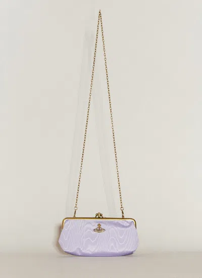 Vivienne Westwood Women Db Frame Chain Bag In Purple