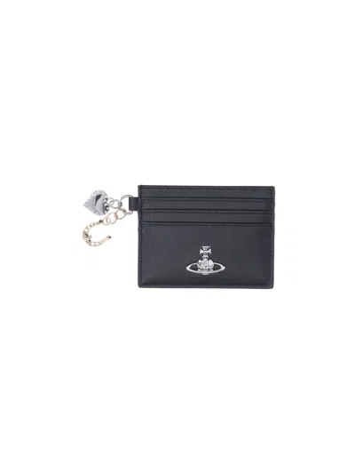 Vivienne Westwood Women's Designer-inspired Polyester Wallet In Black