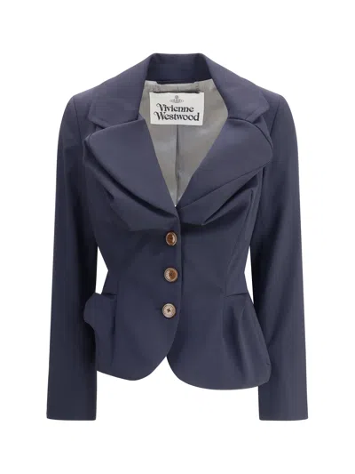 Vivienne Westwood Women Drunken Blazer In Blue