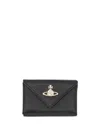 Vivienne Westwood Women Envelope Billfold With Pocket In Black