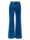 Vivienne Westwood Ray Denim High Waist Flared Wide Jeans In Blue