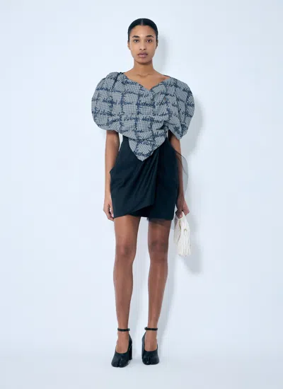 Vivienne Westwood Women Gingham Heart Top In Blue