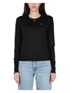 Vivienne Westwood Women Cotton And Cashmere Blend Jumper In Black