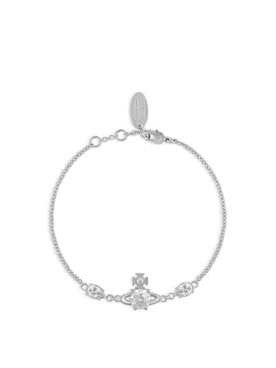 Vivienne Westwood Women's Joaquina Bracelet Silver In Gray