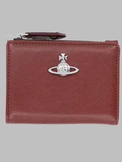 Vivienne Westwood Women's Leather Wallet In Brown