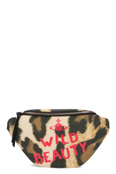 Vivienne Westwood Women Leopard Print Ada Medium Crossbody Bag, Onesize Luxury Crossbody Bags For Women Darveys In Animal Print